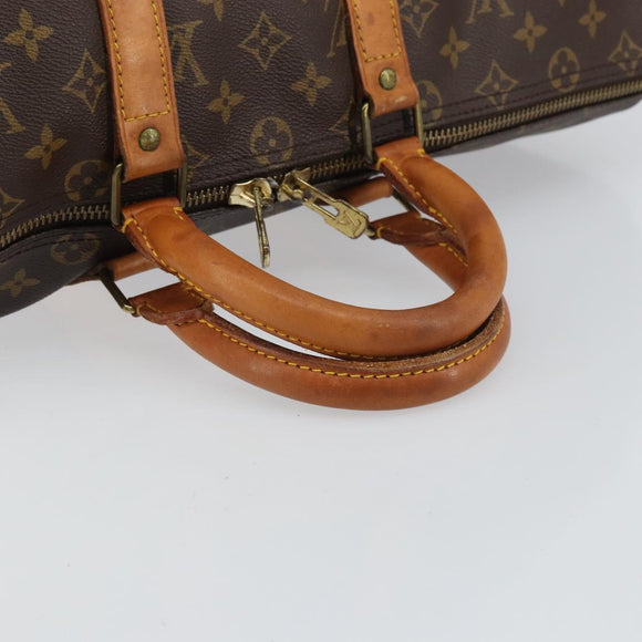 LOUIS VUITTON Monogram Keepall 45 Boston Bag M41428 LV Auth am10178