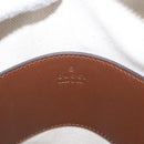 GUCCI GG Supreme Web Sherry Line Bag PVC Beige Gold 696016 Auth am10180V-19