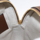 GUCCI GG Supreme Web Sherry Line Bag PVC Beige Gold 696016 Auth am10180V-20