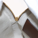 GUCCI GG Supreme Web Sherry Line Bag PVC Beige Gold 696016 Auth am10180V-21