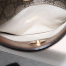 GUCCI GG Supreme Web Sherry Line Bag PVC Beige Gold 696016 Auth am10180V-23