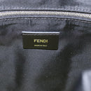 FENDI Zucca Canvas Shoulder Bag Nylon White Silver Auth am10182V-20