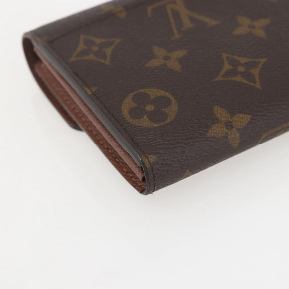 LOUIS VUITTON Monogram Portefeuille Sarah Long Wallet M60531 LV Auth am10184V