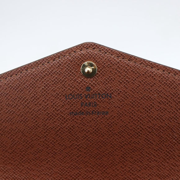 LOUIS VUITTON Monogram Portefeuille Sarah Long Wallet M60531 LV Auth am10184V