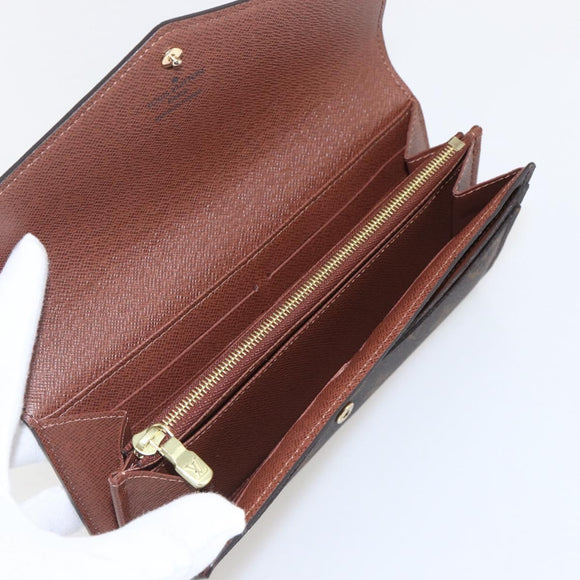 LOUIS VUITTON Monogram Portefeuille Sarah Long Wallet M60531 LV Auth am10184V