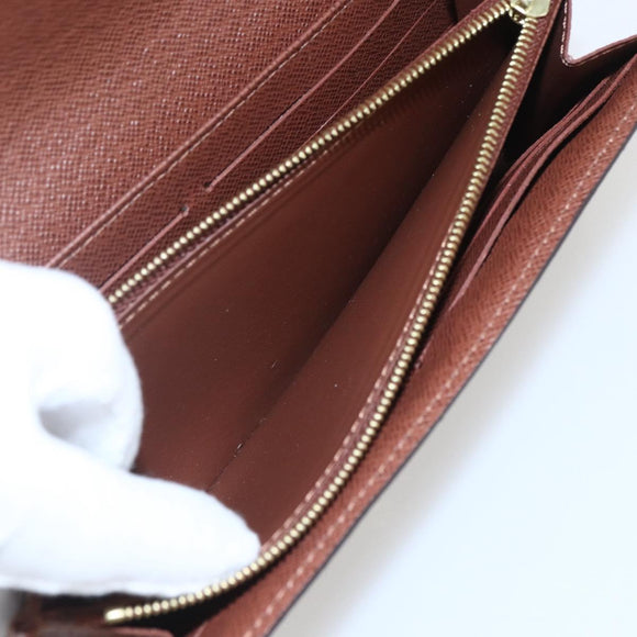 LOUIS VUITTON Monogram Portefeuille Sarah Long Wallet M60531 LV Auth am10184V