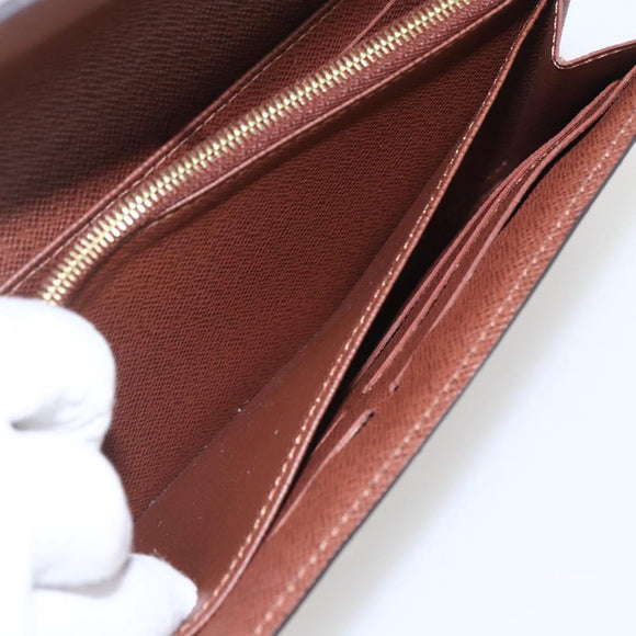 LOUIS VUITTON Monogram Portefeuille Sarah Long Wallet M60531 LV Auth am10184V