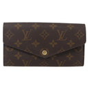 LOUIS VUITTON Monogram Portefeuille Sarah Long Wallet M60531 LV Auth am10184V-13