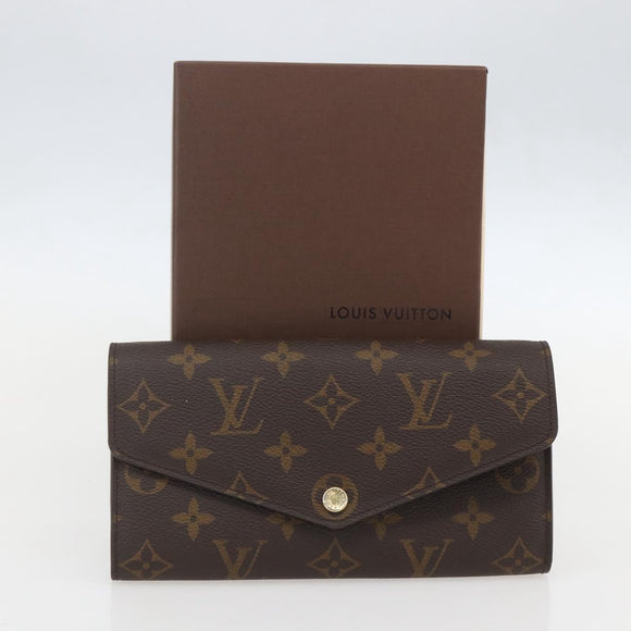 LOUIS VUITTON Monogram Portefeuille Sarah Long Wallet M60531 LV Auth am10184V