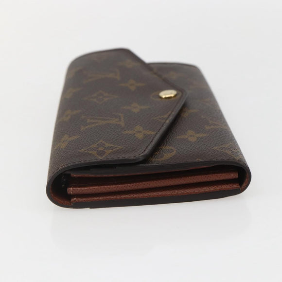 LOUIS VUITTON Monogram Portefeuille Sarah Long Wallet M60531 LV Auth am10184V