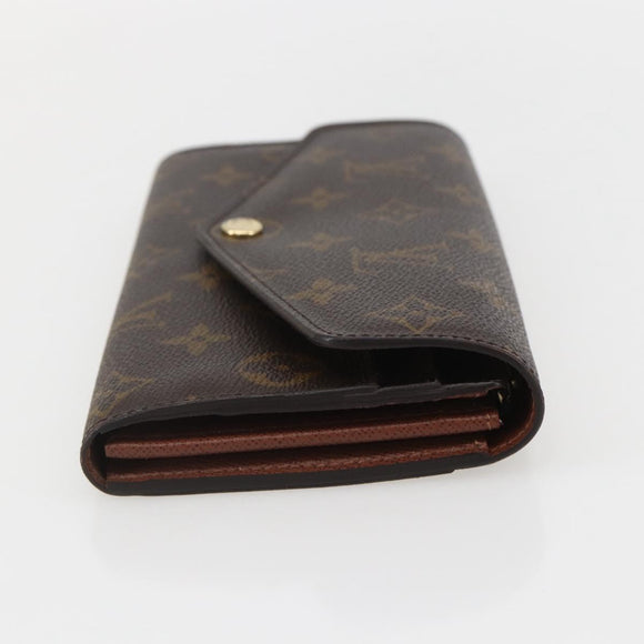 LOUIS VUITTON Monogram Portefeuille Sarah Long Wallet M60531 LV Auth am10184V