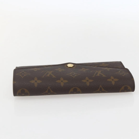LOUIS VUITTON Monogram Portefeuille Sarah Long Wallet M60531 LV Auth am10184V