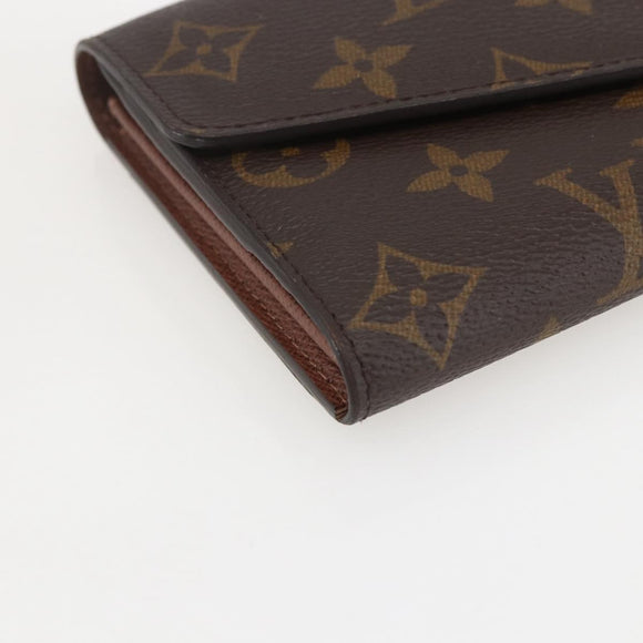 LOUIS VUITTON Monogram Portefeuille Sarah Long Wallet M60531 LV Auth am10184V