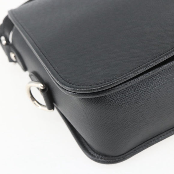 LOUIS VUITTON Taiga Andrei Shoulder Bag Ardoise M32482 LV Auth am10185V