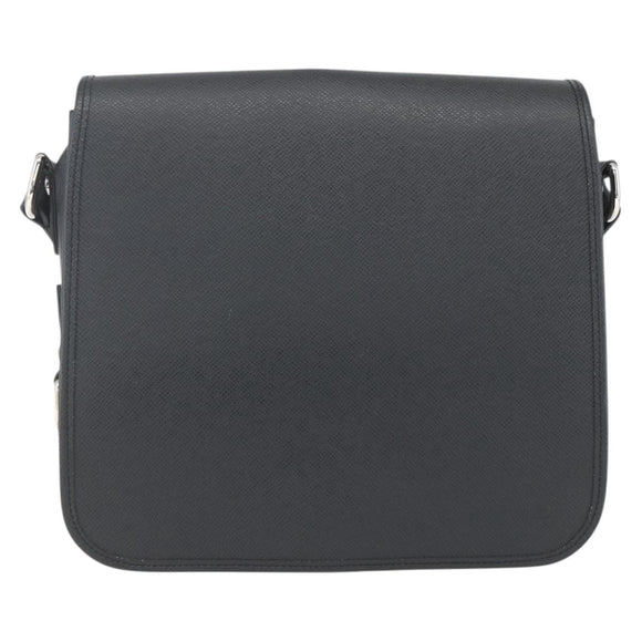 LOUIS VUITTON Taiga Andrei Shoulder Bag Ardoise M32482 LV Auth am10185V