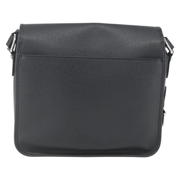 LOUIS VUITTON Taiga Andrei Shoulder Bag Ardoise M32482 LV Auth am10185V