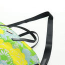 PRADA Tote Bag Nylon Leather 2way Multicolor Gold Auth am10186V-15