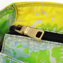 PRADA Tote Bag Nylon Leather 2way Multicolor Gold Auth am10186V-22