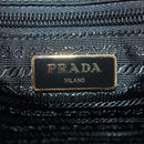 PRADA Tote Bag Nylon Leather 2way Multicolor Gold Auth am10186V-23
