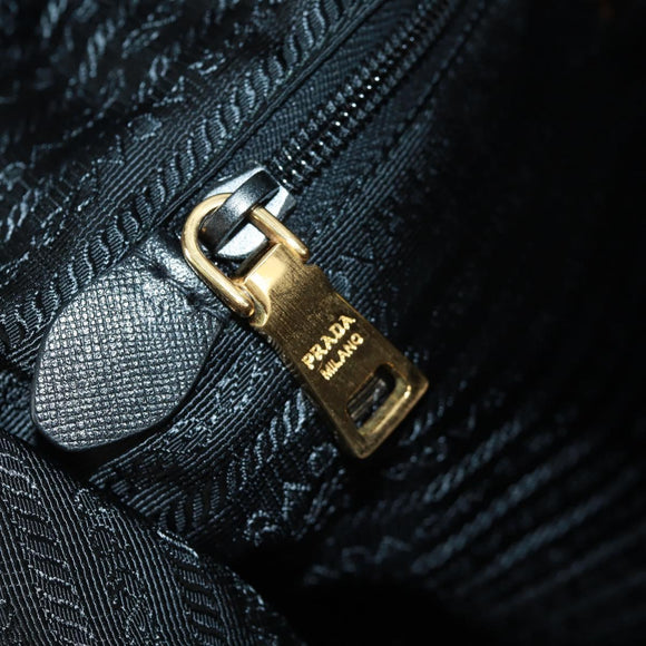 PRADA Tote Bag Nylon Leder 2way Mehrfarbig Gold Auth am10186V