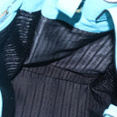 PRADA Hand Bag Leather 2way Turquoise Blue Gold Auth am10188V-23