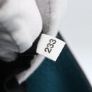 PRADA Hand Bag Leather 2way Turquoise Blue Gold Auth am10188V-11