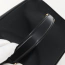 GUCCI Bamboo Vanity Pouch Enamel Black Gold 032 1956 0151 Auth am10193-7