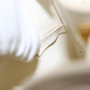 Chloe Chain Micro bucket Shoulder Bag Leather Ivory Gold Auth am10194V-20