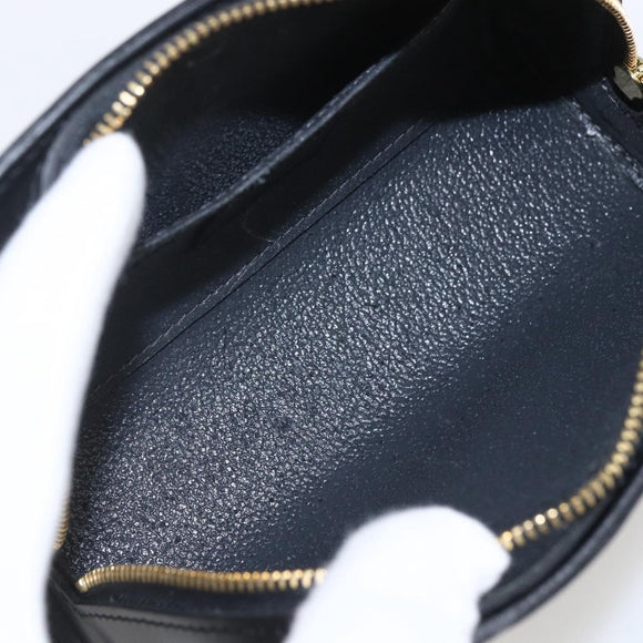 LOUIS VUITTON Epi Dauphine PM Pouch Black M48442 LV Auth am10195