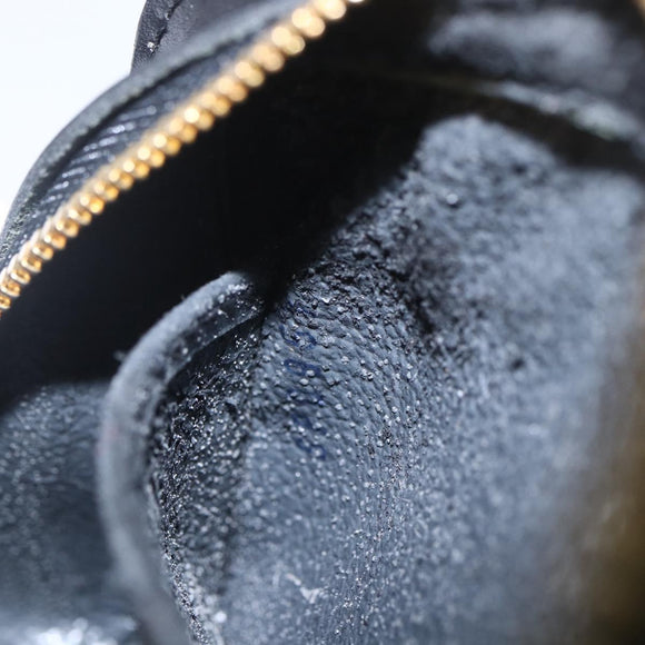 LOUIS VUITTON Epi Dauphine PM Pouch Black M48442 LV Auth am10195