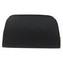 LOUIS VUITTON Epi Dauphine PM Pouch Black M48442 LV Auth am10195-2