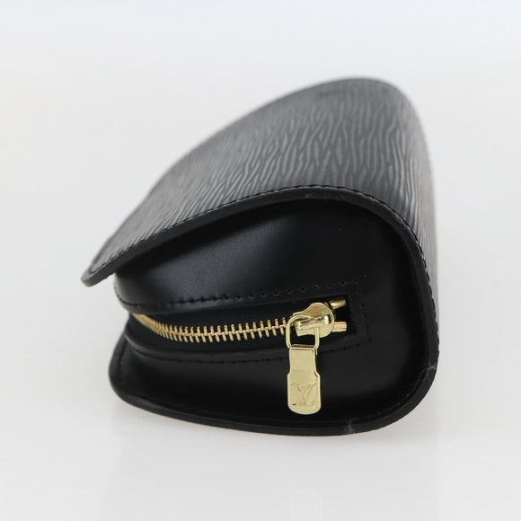 LOUIS VUITTON Epi Dauphine PM Pouch Black M48442 LV Auth am10195