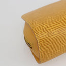 LOUIS VUITTON Epi Dauphine PM Pouch Yellow M48449 LV Auth am10196-16