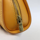 LOUIS VUITTON Epi Dauphine PM Pouch Yellow M48449 LV Auth am10196-8