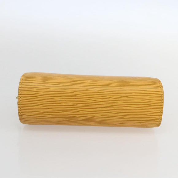 LOUIS VUITTON Epi Dauphine PM Pouch Yellow M48449 LV Auth am10196