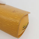 LOUIS VUITTON Epi Dauphine PM Pouch Yellow M48449 LV Auth am10196-7