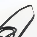 Salvatore Ferragamo Gancini Hand Bag Nylon Leather 2way Black Gold Auth am10197V-10