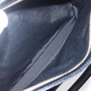 Salvatore Ferragamo Gancini Hand Bag Nylon Leather 2way Black Gold Auth am10197V-21