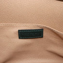 Christian Dior Trotter Canvas Clutch Bag PVC Green Gold Auth am10201V-13