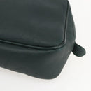 Christian Dior Trotter Canvas Clutch Bag PVC Green Gold Auth am10201V-8