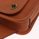 Coach Body Bag Leather Brown Auth am10204-10