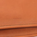 Coach Body Bag Leather Brown Auth am10204-14