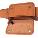Coach Body Bag Leather Brown Auth am10204-16