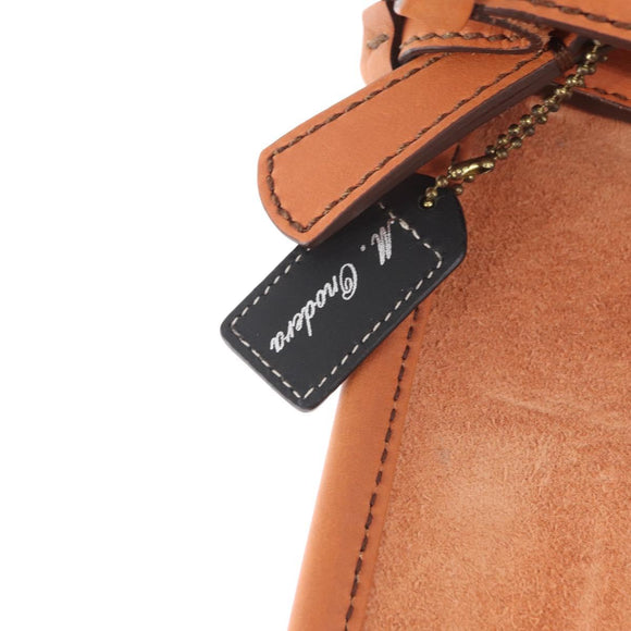 Coach Body Bag Leather Brown Auth am10204