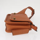 Coach Body Bag Leather Brown Auth am10204-4