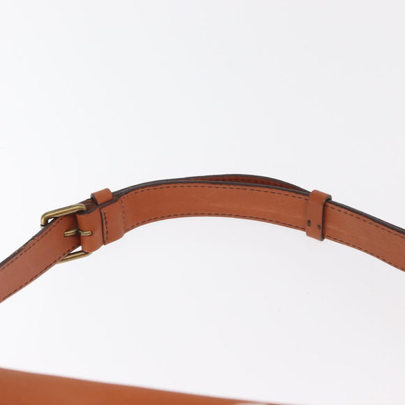 Coach Body Bag Leather Brown Auth am10204