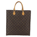 LOUIS VUITTON Monogram Sac Plat Hand Bag M51140 LV Auth am10207-13