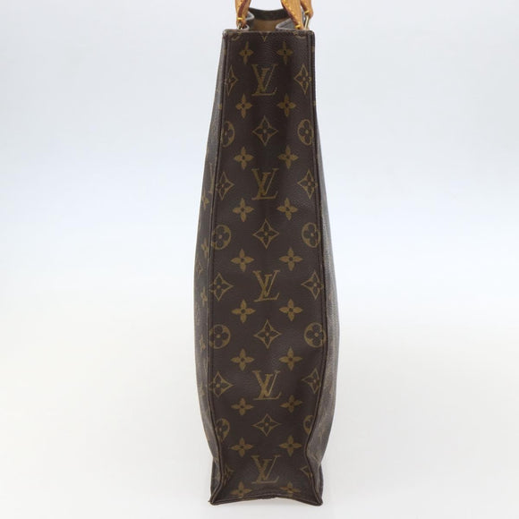 LOUIS VUITTON Monogram Sac Plat Hand Bag M51140 LV Auth am10207