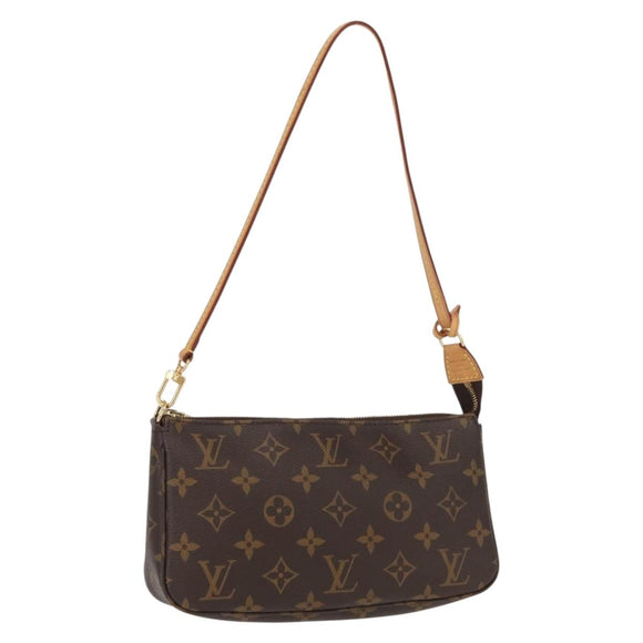 LOUIS VUITTON Monogram Pochette Accessoires Pouch M51980 LV Auth am10209V
