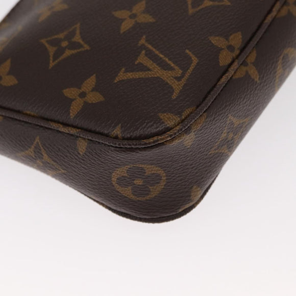 LOUIS VUITTON Monogram Pochette Accessoires Pouch M51980 LV Auth am10209V